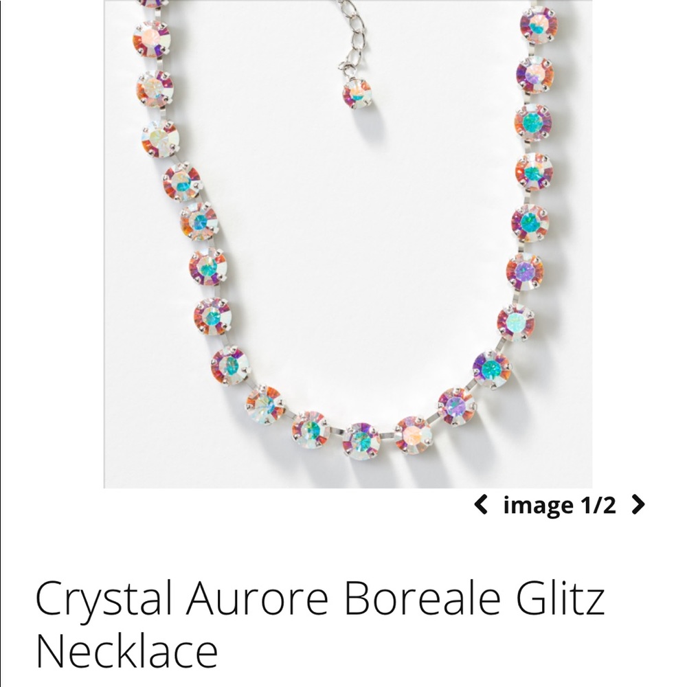 Touchstone Crystal “Crystal AB Glitz” Necklace